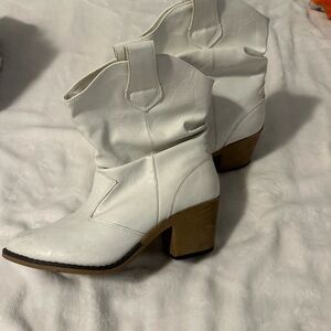 Cute White Booties